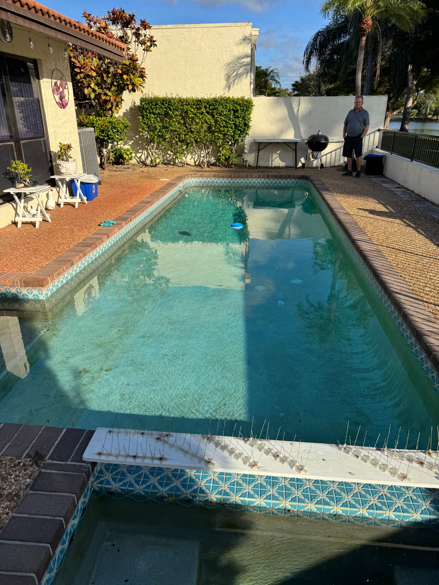 Pool before renovation