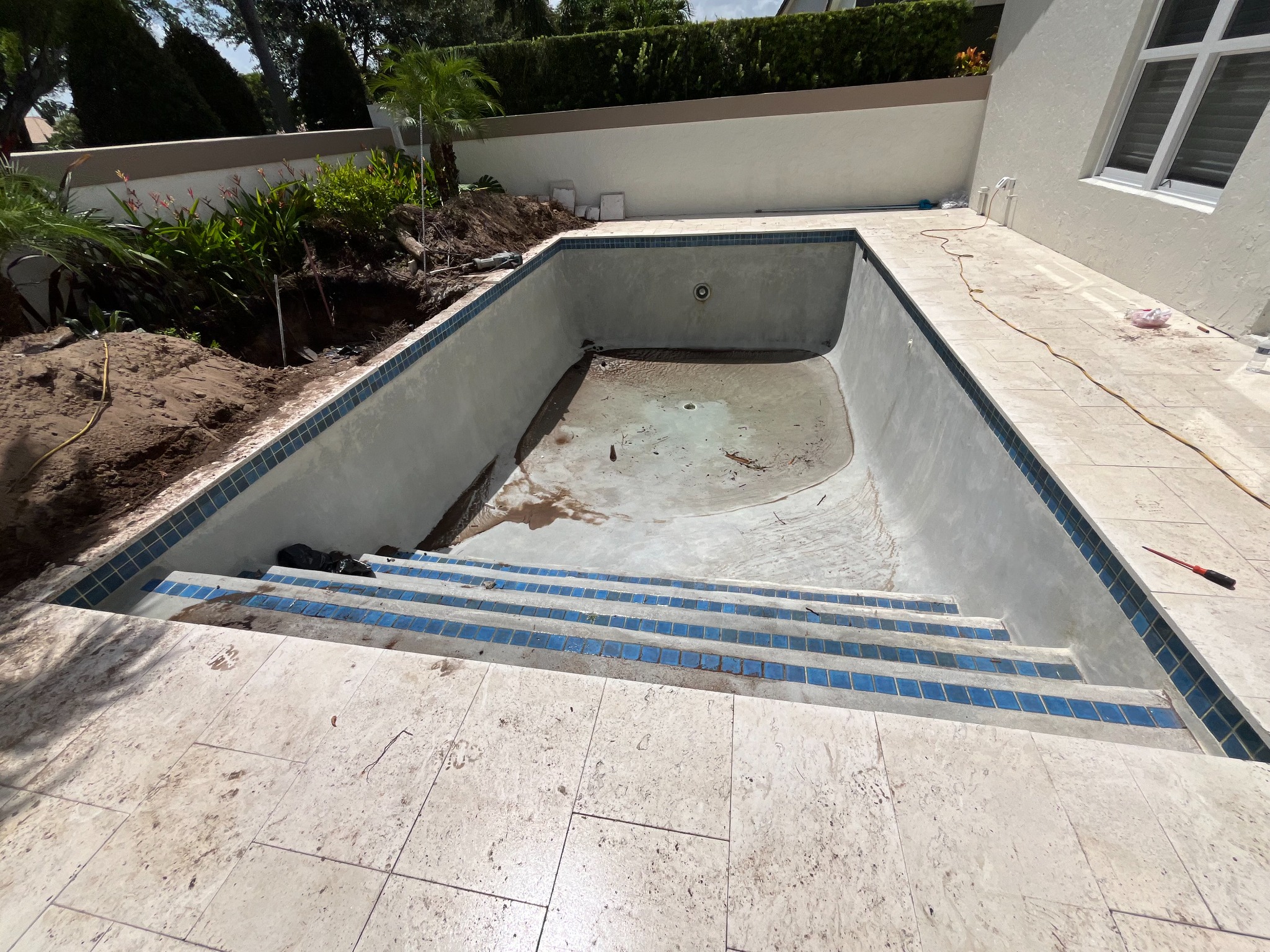 Pool before renovation